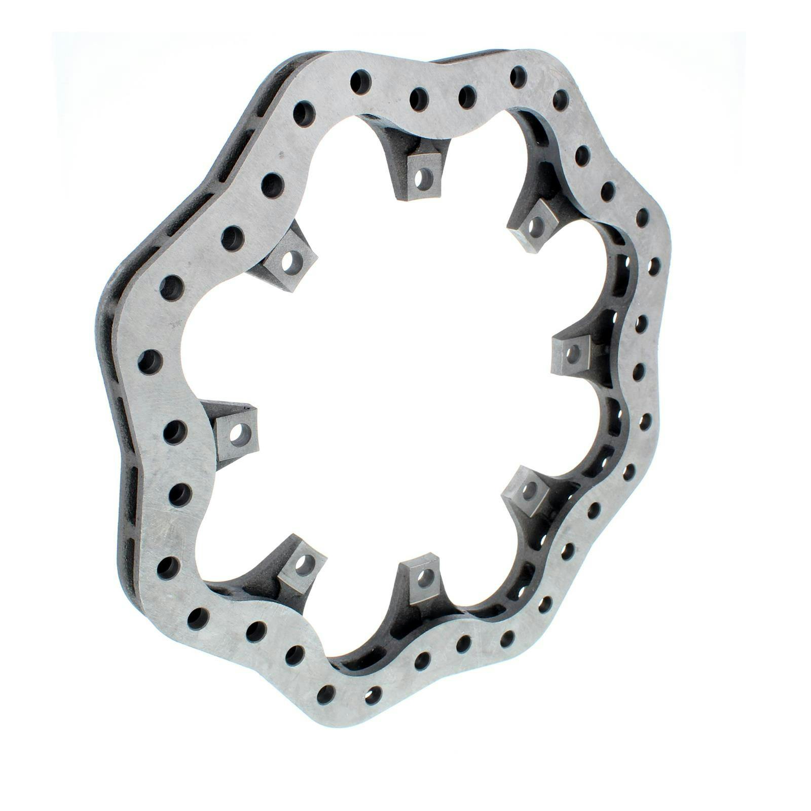 Cast Iron Drilled Scalloped Brake Rotor, 11.75 x .810 Inch