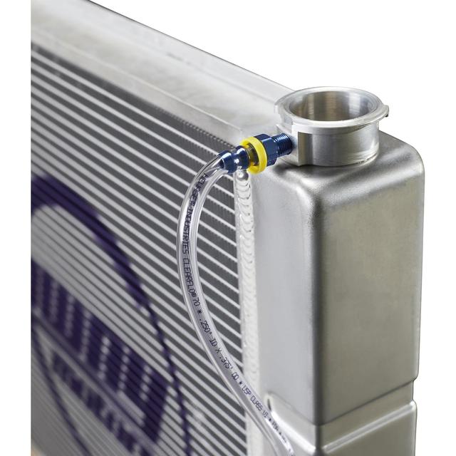 Radiator Overflow Kit, Aluminum 1/8 Inch NPT To 1/4 Inch Barb