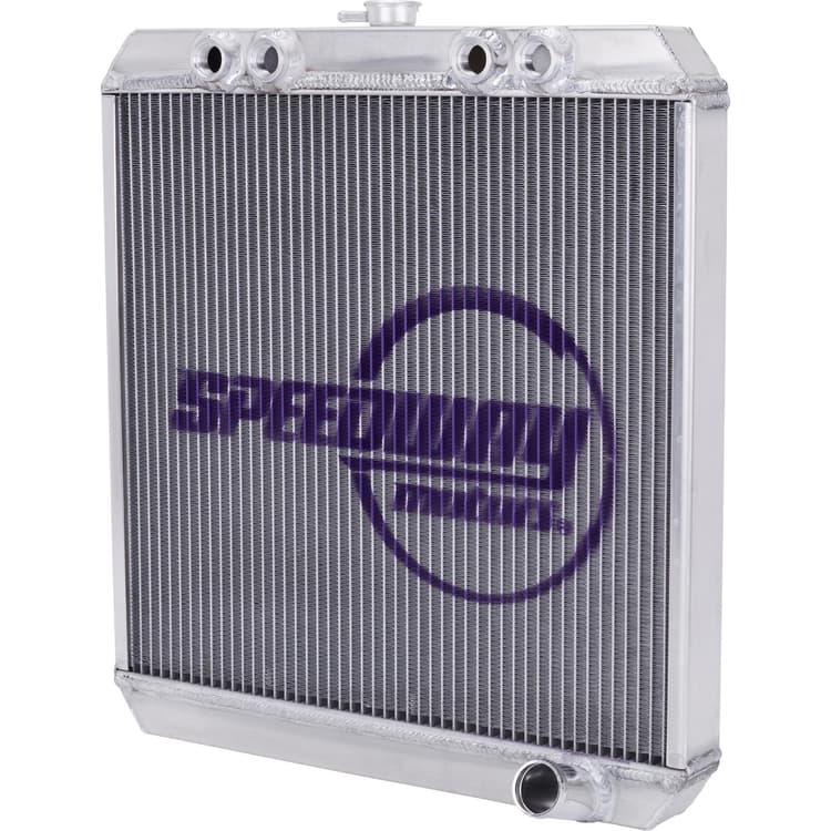 Aluminum Sprint Car Radiator, Single Pass, 19.75 x 21.25 Inch