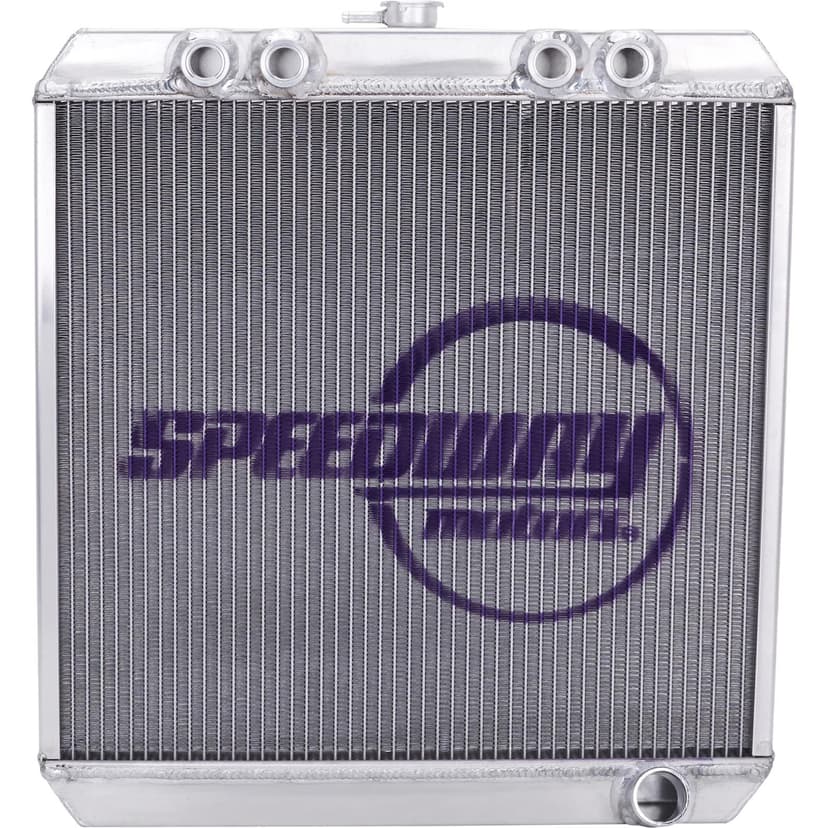 Aluminum Sprint Car Radiator, Single Pass, 19.75 x 21.25 Inch