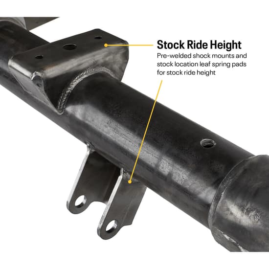 73-87 C10/K10 Ford 9 Inch Rear End Swap Kit, Stock Perch, Bare