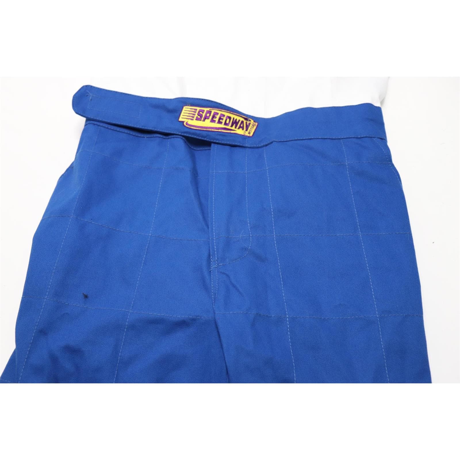 Speedway Blue Racing Suit-One Piece-Single Layer, Large