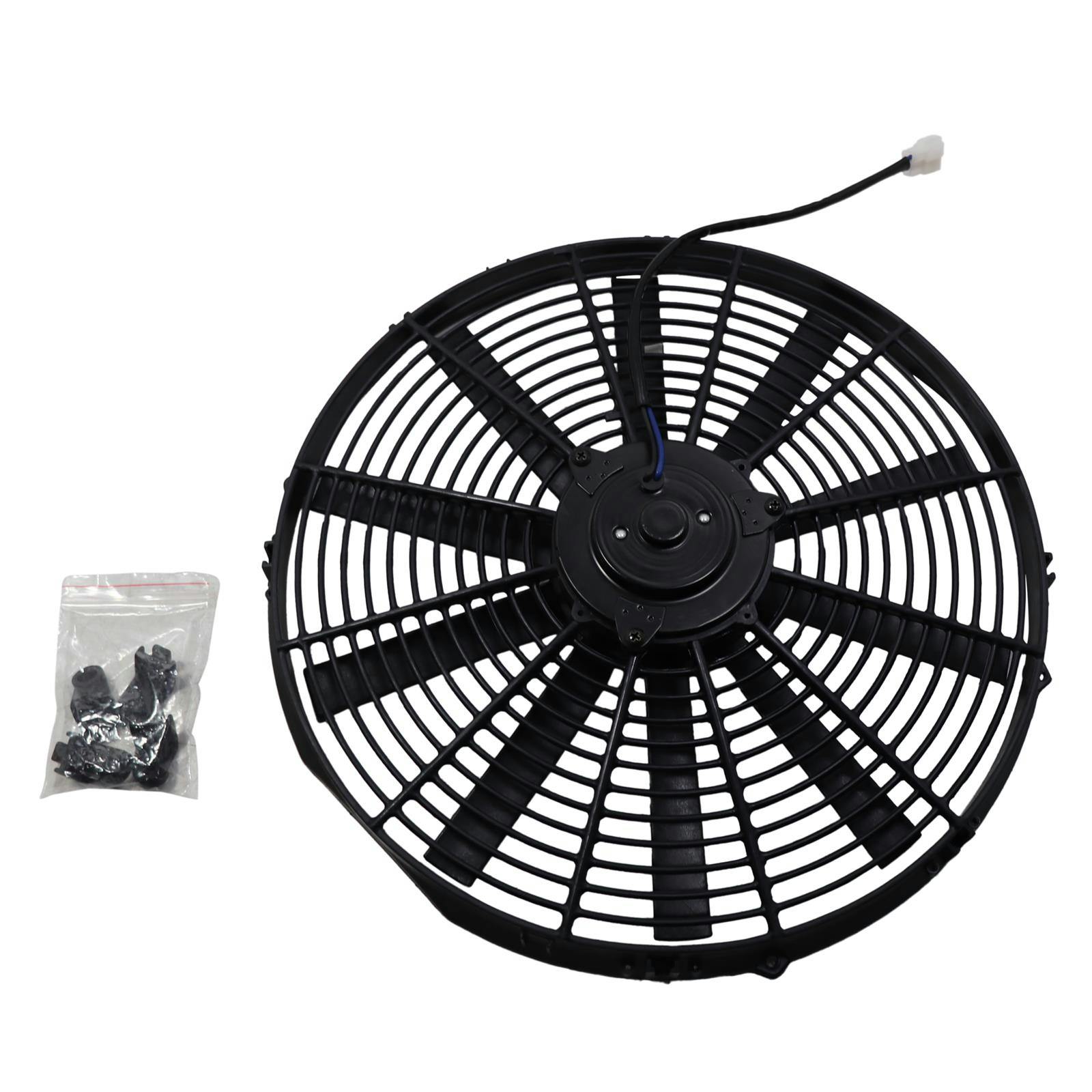 6 Volt Electric Radiator Cooling Fan-16 Inch Dia. Push/Pull-10 Bl