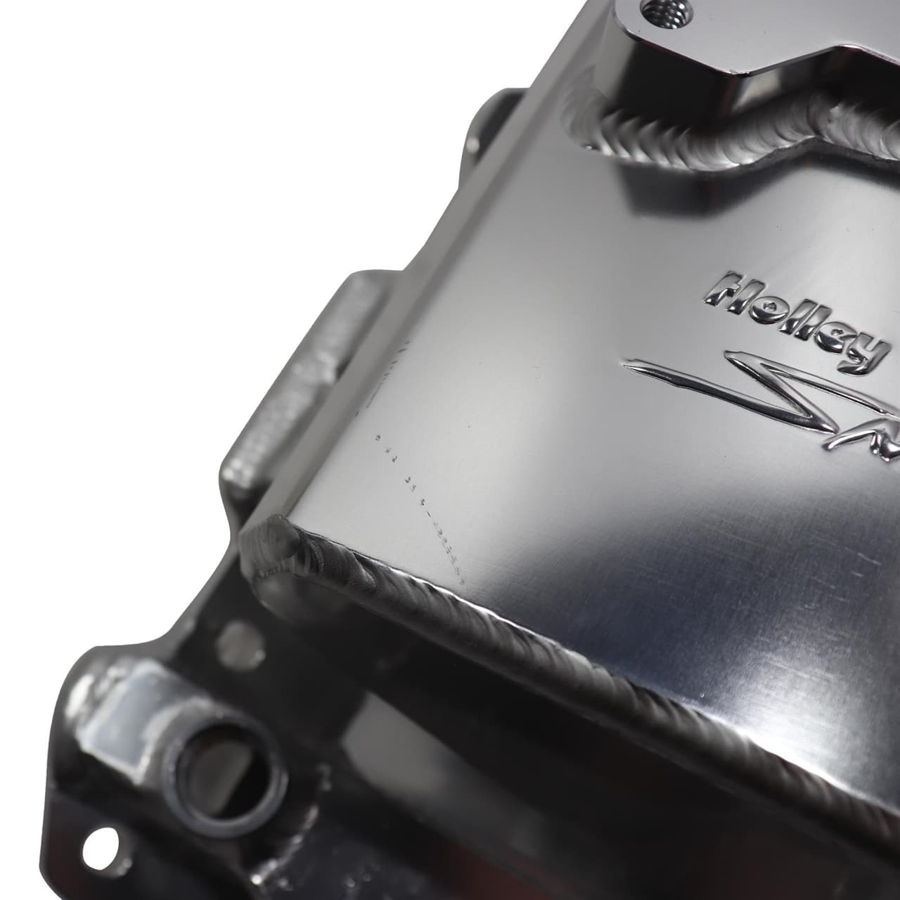 Holley Sniper 825011 Sheet Metal Intake Manifold, SBC, Silver