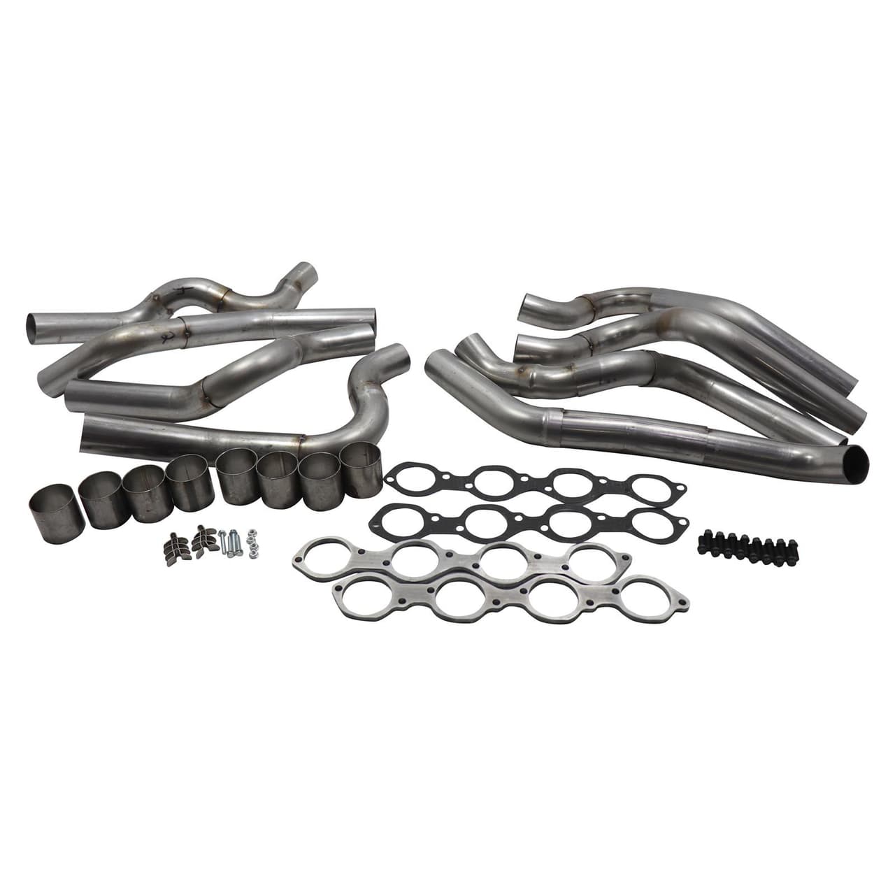 Dynatech® 76044410 Long Tube BBC Side Exit Header Kit, 2.38