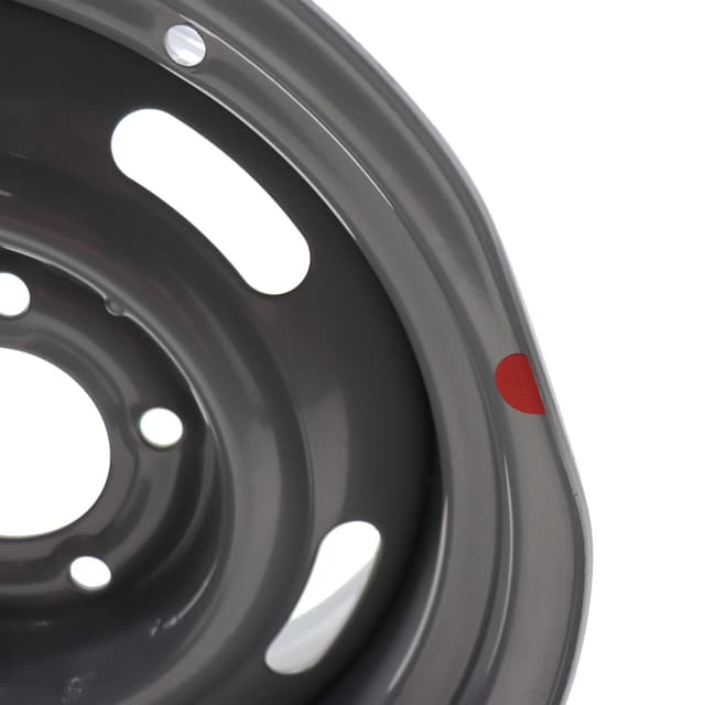 GM Rally Truck Wheel, 5 On 5 Inch Bolt Pattern, 15X8, Silver