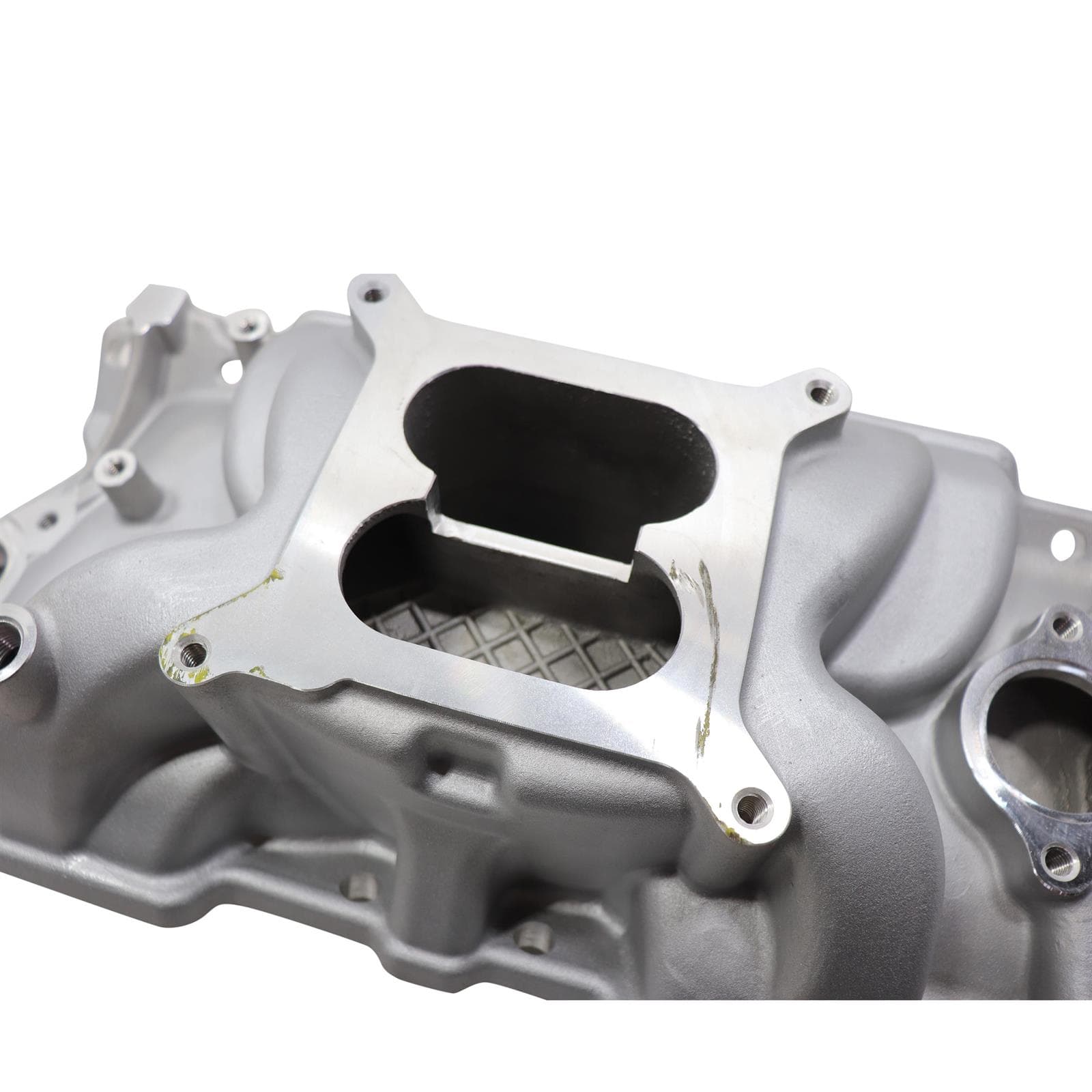 1957-86 SBC Chevy Intake Manifold, Dual Plane, RPM 350 Plain