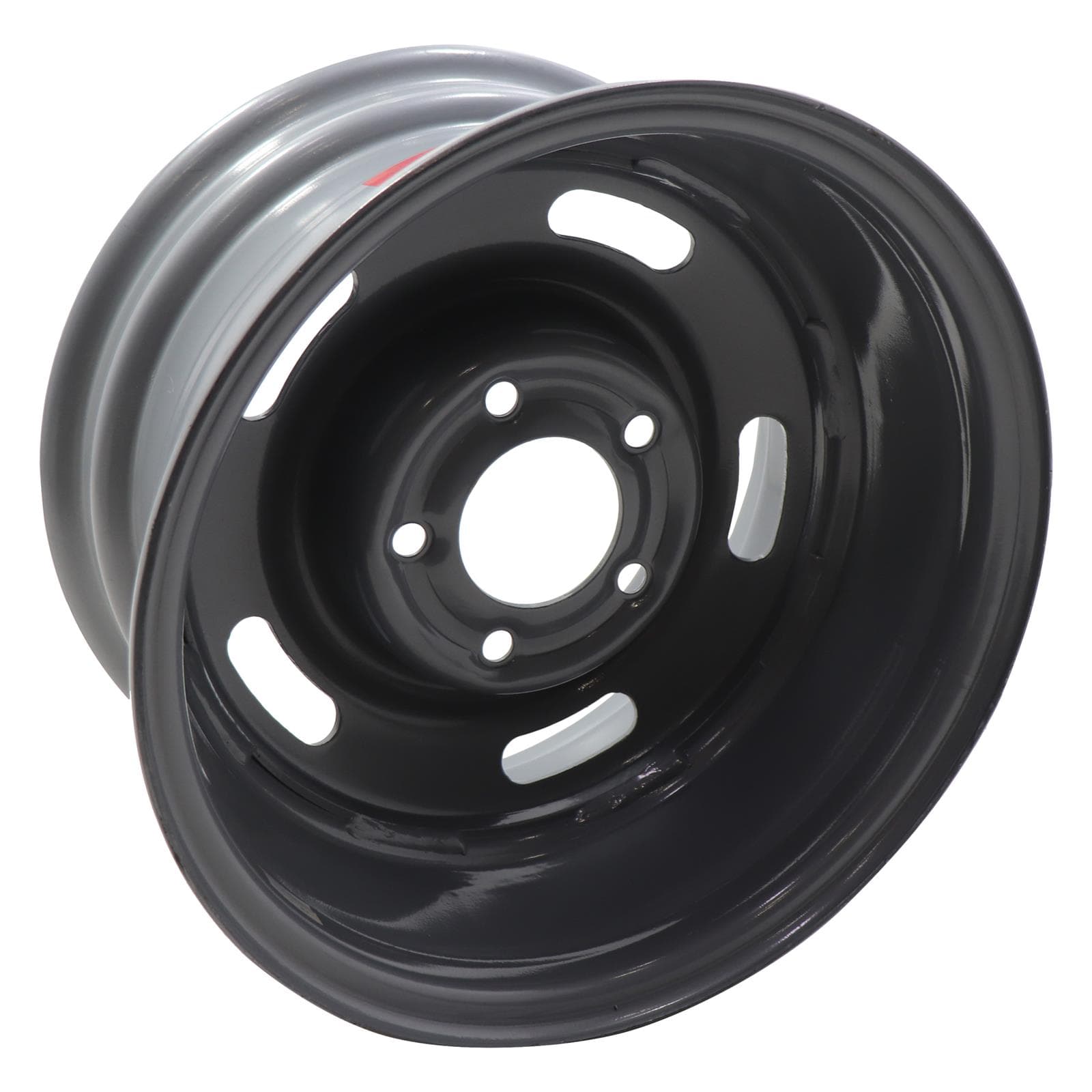 GM Rally Truck Wheel, 5 On 5 Inch Bolt Pattern, 15X8, Silver