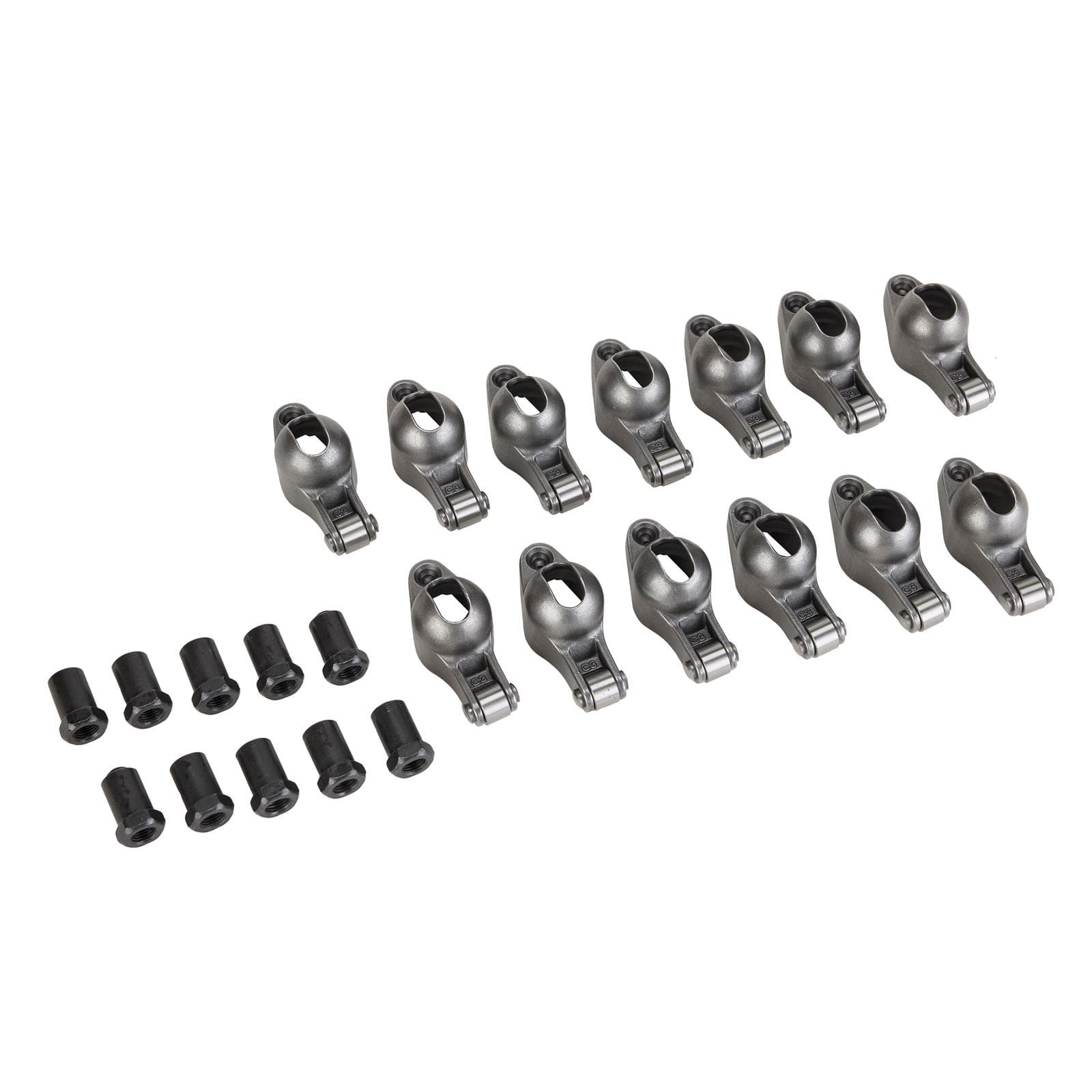 Small Block Chevy Sportsman Roller Tip Rocker Arms, 1.5:1, 3/8 St