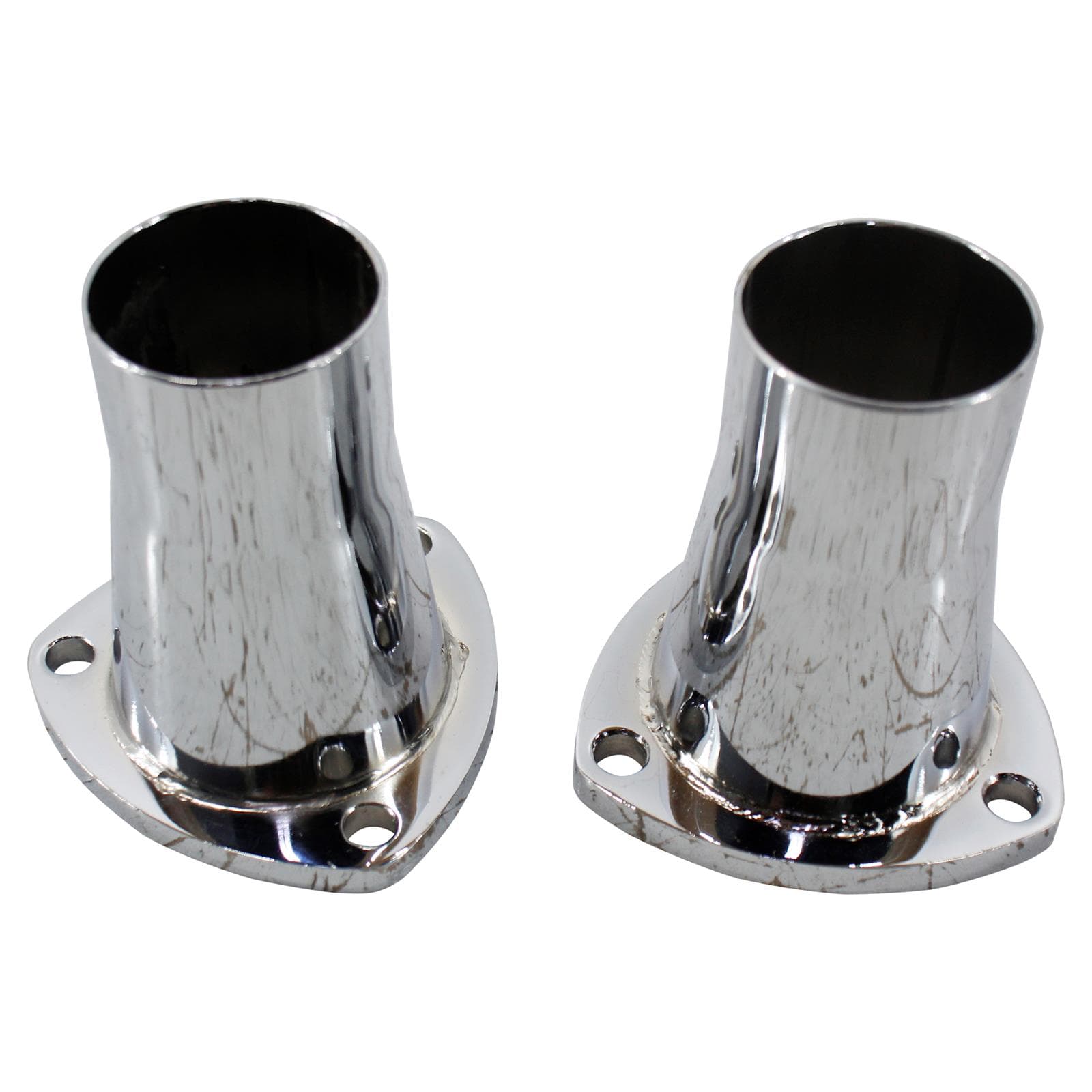 1955-57 Chevy Chassis Headers for Rack and Pinion, Chrome