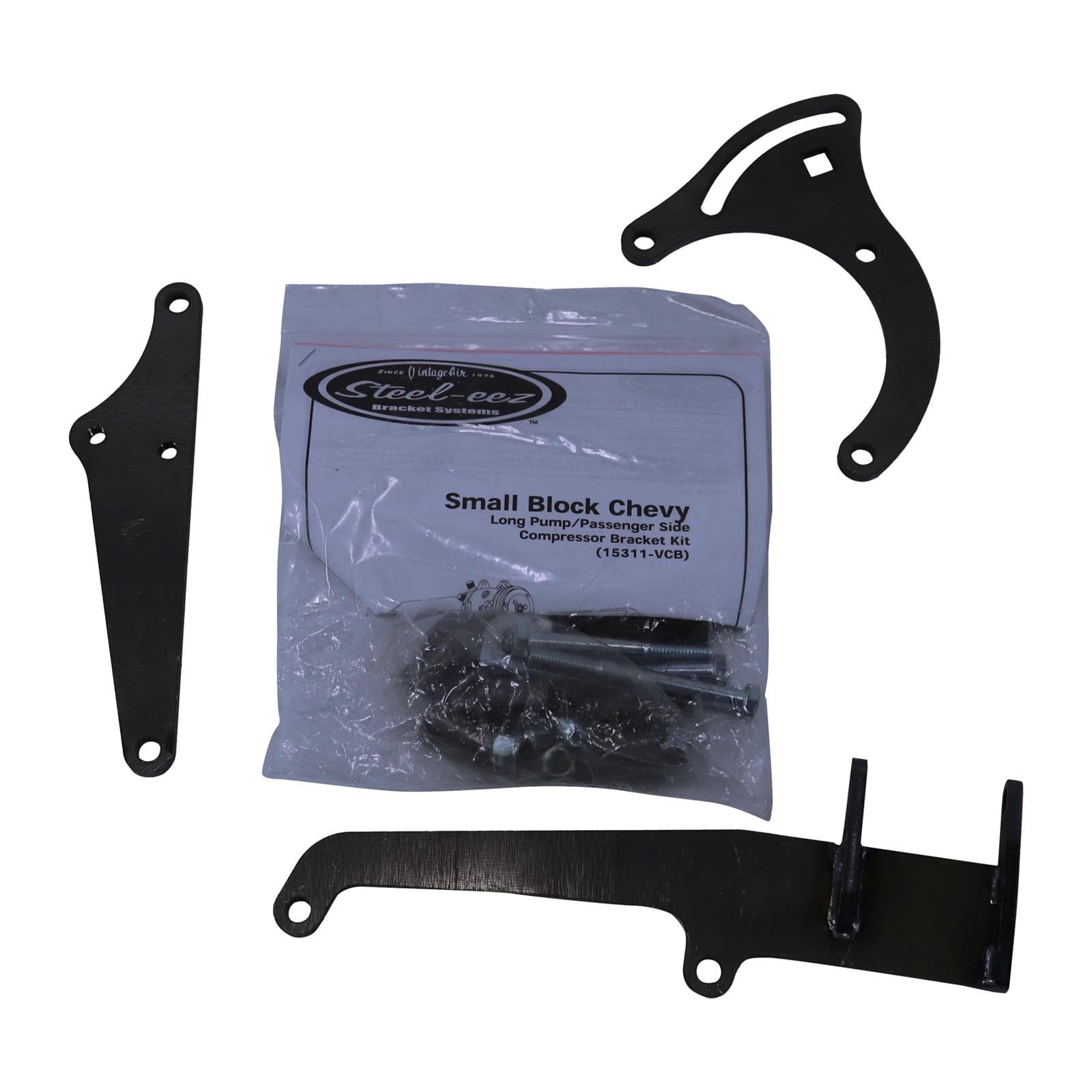 Vintage Air 15311-VCB Side Mount A/C Compressor Bracket, SBC, RH