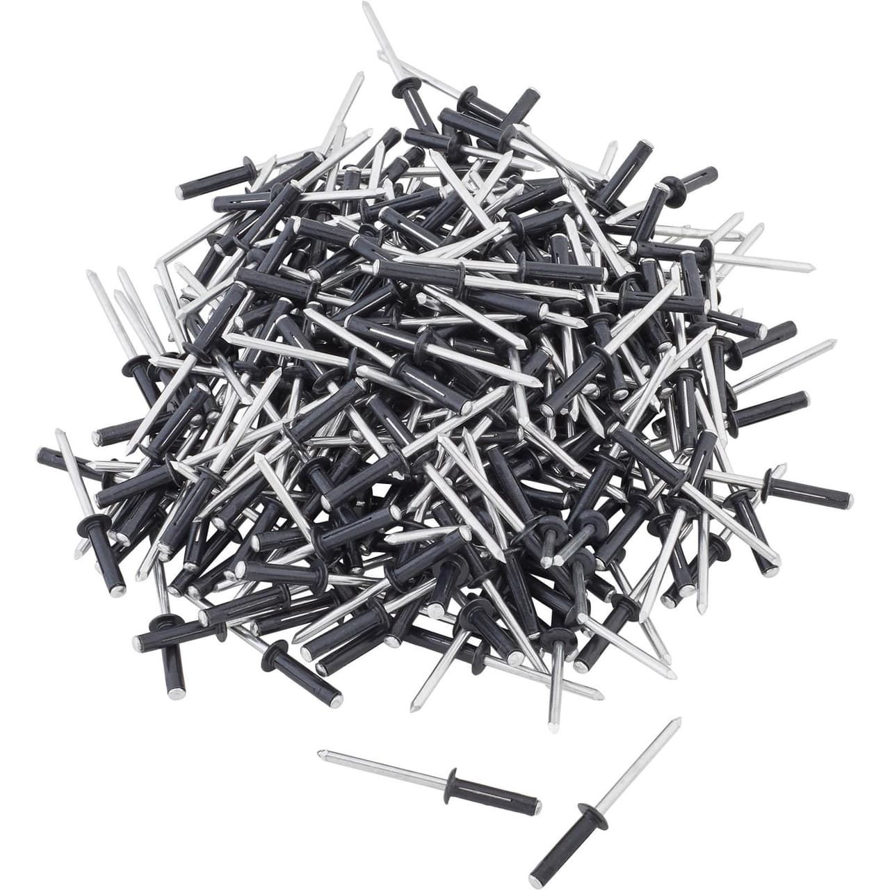 Exploding Rivets Black 3/16" Rivet Large Head Exploding Banana Peel Aluminum Pop Rivets 25 Pack Black Pop Rivets - Foto 7