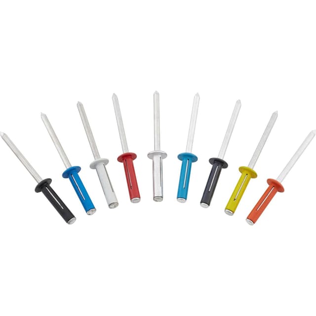 Exploding Small Head Mill Rivets Pop Rivet 50ct 3/16 Racing Fasteners Tri-Fold - Foto 7