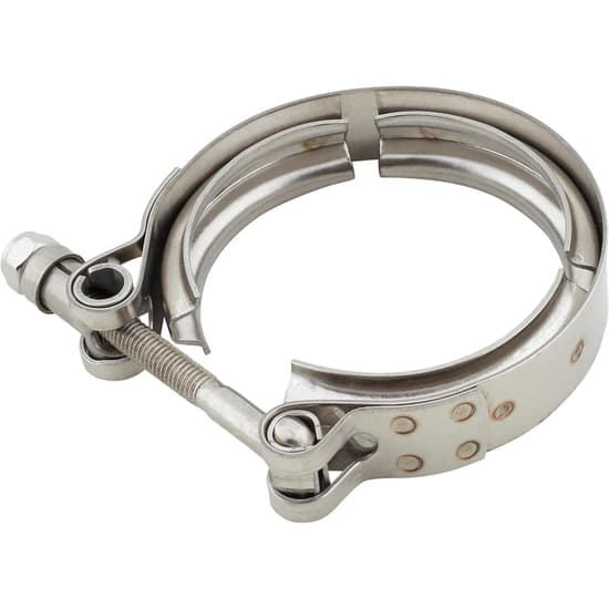 2.5& 63.5MM V-BAND Clamp&Flanges Complete Stainless Steel Exhaust Turbo Hose 2x £27.99 - PicClick UK
