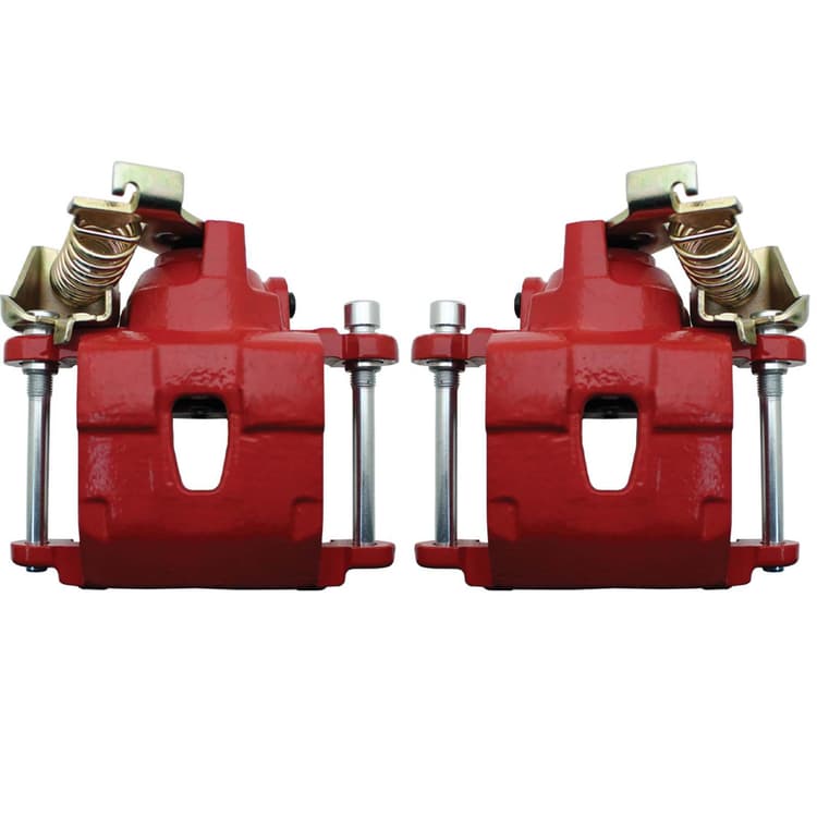 Universal Ford 9 Inch Rear-End Disc Brake Conversion Kit, Red